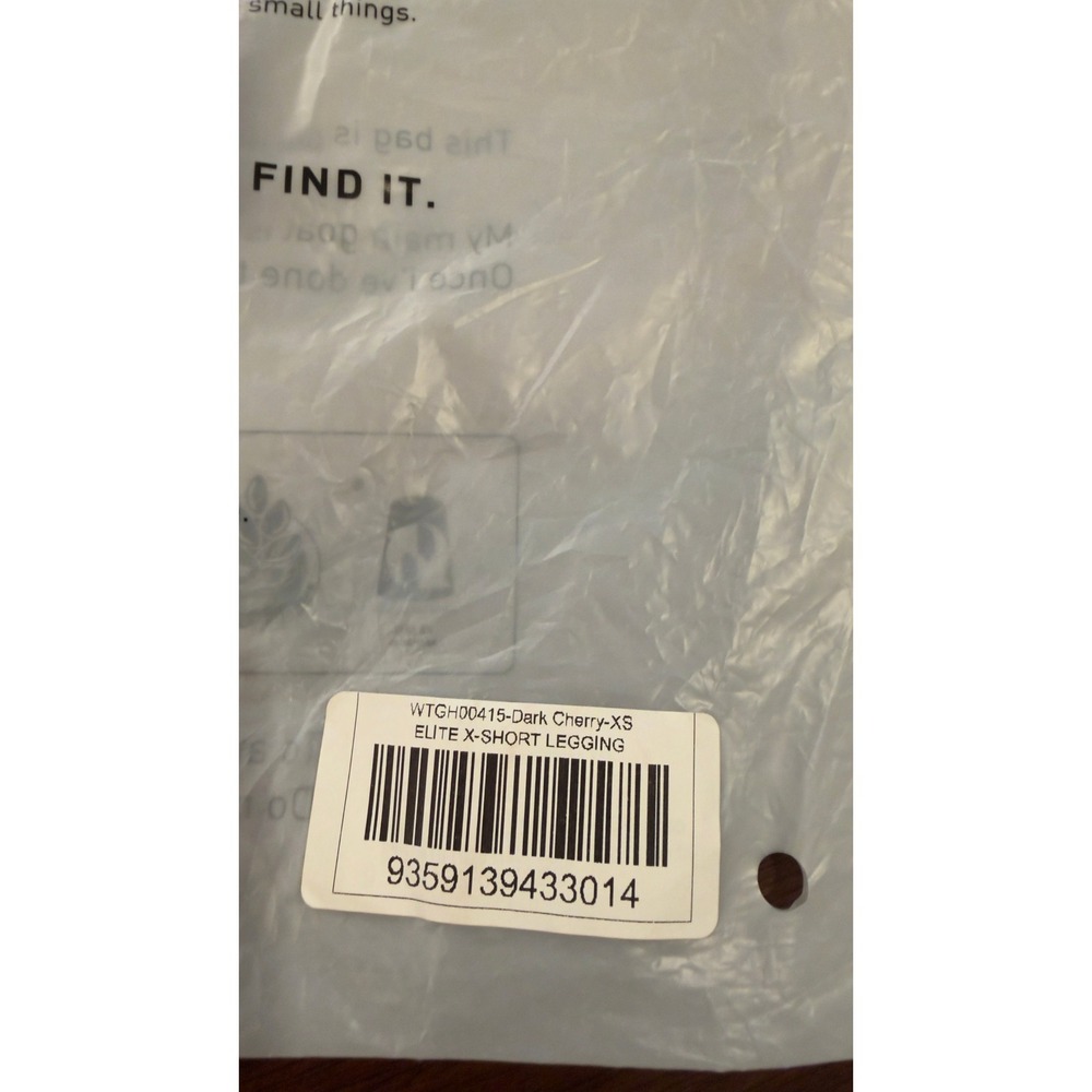 LSKD Elite X-Shorts Dark Cherry Burgundy High Waisted Athletic Pockets NEW NWT - Picture 13 of 16